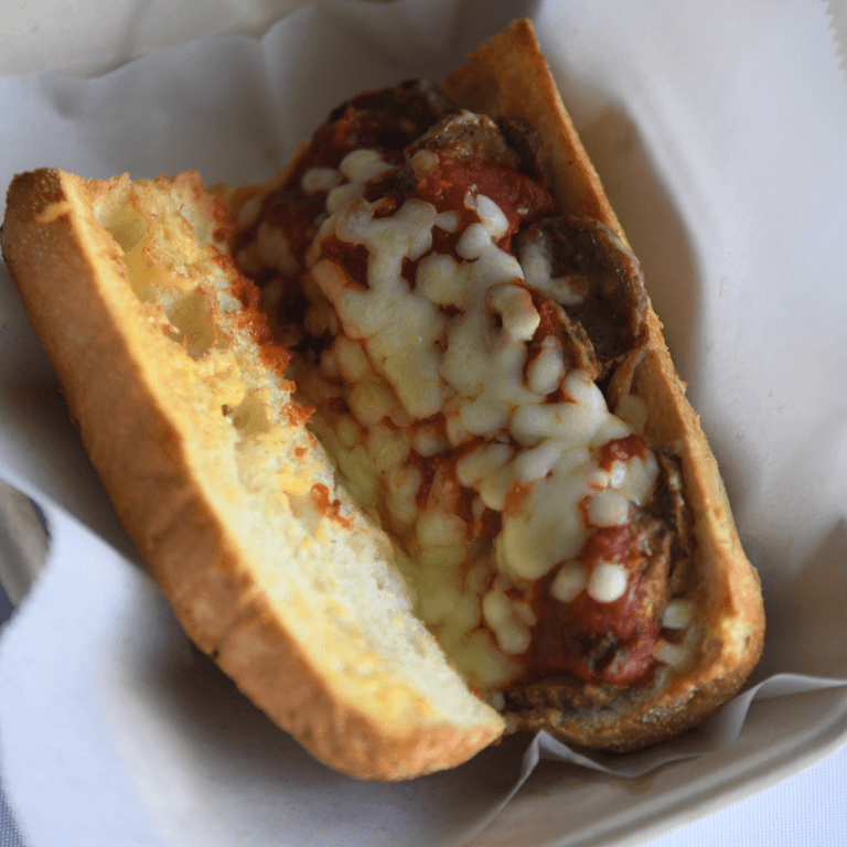 Delicious Meatball Sub Awaits
